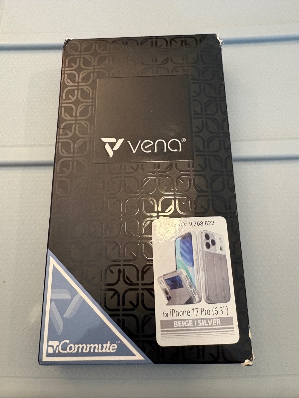 Vena vCommute Protective Case for iPhone 17 Pro - Beige/Silver NWT